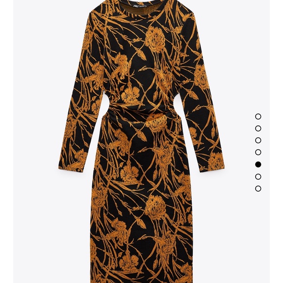 Zara cut out jacquard dress - Picture 3 of 5